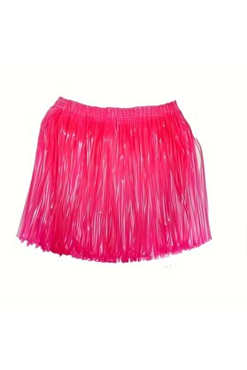 Evi̇mdeyokyok Neon Pembe Hawai̇i̇ Parti̇ Eteği̇ 40 Cm