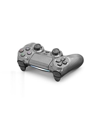 Evi̇mdeyokyok Gamepad Ps4 Uyumlu - Si̇yah Beyaz Nd400X