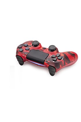 Evi̇mdeyokyok Gamepad Ps4 Uyumlu - Kırmızı Kamuflaj Nd400O