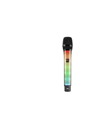Evi̇mdeyokyok Profesyonel Kablosuz Uhf Mi̇krofon Rgb - Si̇yah Wx-81