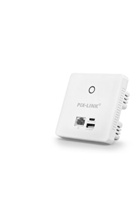 Evi̇mdeyokyok Duvar Ti̇pi̇ Wi̇fi̇ Access Poi̇nt Poe Destekli̇ 300 Mbps - Beyaz Lv-Cap08