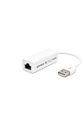 Evi̇mdeyokyok Usb 2.0 Ethernet Adaptör 10/100 Mbps - Beyaz Hdx5277