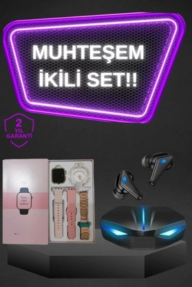Ethab Giyim Kadınlar İçin Dokunmatik Ekran Akıllı Saat Ve Kablosuz Bluetooth Kulaklık Anc - Glst7061-899