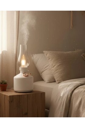 Ethab Giyim Vintage Dekoratif Gaz Lambası Görünümlü Aromaterapi Difüzör 1200 Mah Usb Şar - Glst2044-445