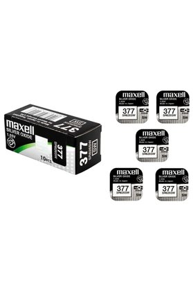 Maxell Sr626sw 377 Saat Ve Cihaz Pili - 5 Adet