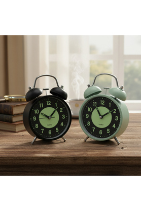 Ethab Ticaret Glbl-Tstil4136 Fosforlu Metal Çalar Saat