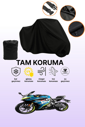 dokaca Siyah Tam Koruma Cfmoto 250SR Motor Brandası