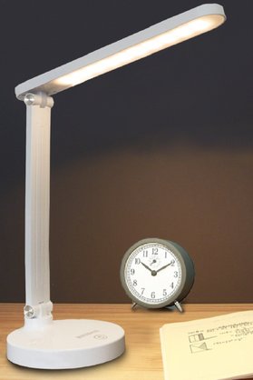 Ethab Ticaret Ps-1912 Şarjlı 40 Led Çalışma Okuma Işığı Kademeli Masa Lambası Ayarlanabilir Renk Tonu Ve Parlaklık