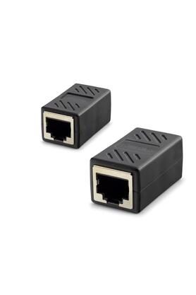 Evimdeyokyok Rj45 Dişi - Dişi Uzatma Adaptörü - Siyah Hdx5066