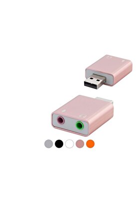 Evi̇mdeyokyok Usb Hari̇ci̇ Ses Kartı 7.1 - Gümüş Hdx5272