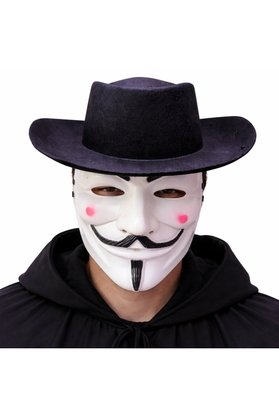 Ethab Ticaret Vendetta Maske Ve Seti – Anonim Stil Parti Maskesi