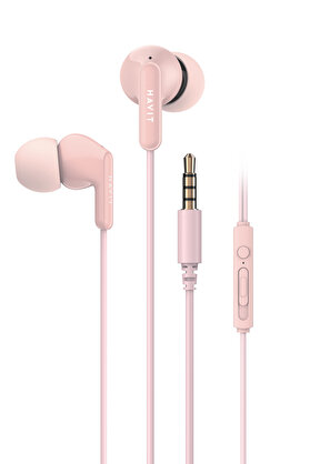 Havit E335P Kulak İçi Kablolu Kulaklık - Mikrofonlu 3.5mm Jack 1.2m Kablo