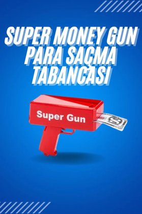 Generic Kırmızı Çocuklara Özel Para Fırlatma Makinesi Para Saçma Tabancası - Nedrat6940-9996