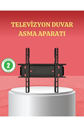Ethab Giyim 32-42 İnç Tv Askı Aparatı Kolay Kurulum Düz Ve Kompakt Tasarım - Glst4709-4564