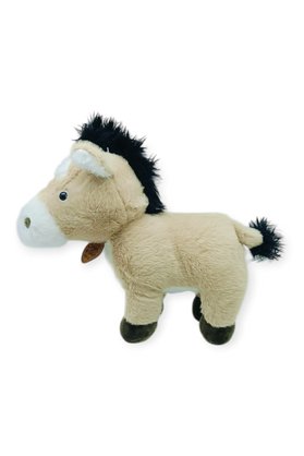 Ezl Peluş Hayvanlar Sesli 30 Cm At - Bej - 1 Adet