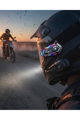 Ethab Giyim Çift Gürültü Azaltmalı Motosiklet Kask Telsiz Kulaklık - Glst3024-7691