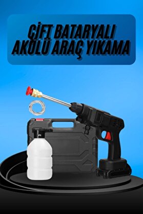 Ethab Giyim Akülü Oto Araç Yıkama Yüksek Basınçlı Araba Yıkama Makinesi Şarjlı - Glst8568-4127
