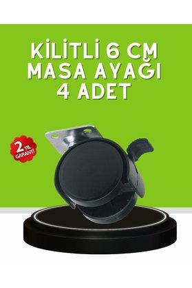 Ethab Giyim Sehpa Ve Restoran Arabası İçin Kilitli Ayak 4’Lü - Glst6138-8233