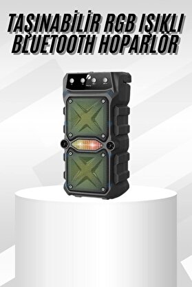 Babuba Çift Çıkışlı Güçlü Bataryalı Kablosuz Yüksek Ses Kaliteli Bluetooth Hopar - Bbbbbb2571-4
