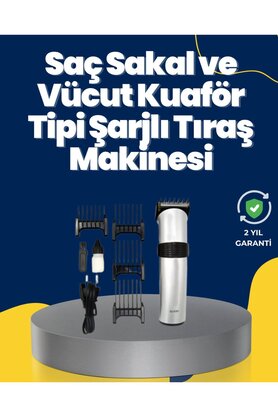 Babuba 5 Farklı Kesim Tarağıyla Gelen Çok Amaçlı Tıraş Cihazı - Bbbbbb4811-3580
