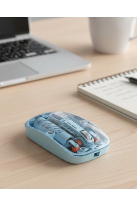 Ethab Giyim Mavi Kablosuz Mouse Bluetooth Ve Usb Çift Mod Bağlantılı - Glst5800-8450