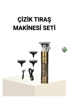 Geneloem T Lı Profesyonel Çizik Tıraş Makinesi Seti – 120 Dakika Kullanım Şarjlı & K - Lum1Na9968-3