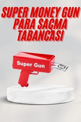 Ethab Giyim Kırmızı Parti Oyuncağı Para Saçma Fırlatma Tabancası Makinesi Super Money - Glst9036-1523