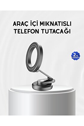 Ethab Giyim Manyetik Katlanabilir Araç Telefon Tutucu – Magsafe Uyumlu 360° Ayarlanabilir G - Glst5311-121