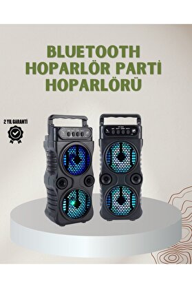 Ethab Giyim 1200 Mah Şarjlı Led Işıklı Bluetooth Hoparlör – Fm Radyolu Hafıza Kart Dest - Glst4793-900