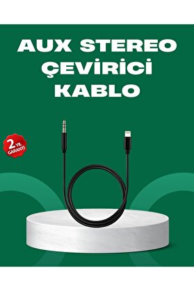 Ethab Giyim Lightning To 3.5Mm Aux Ses Dönüştürücü Kablo 1 Metre Stereo Uyumlu - Glst8321-1490