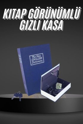 Birlik Kapısı Kilitli Gizli Kasa Sözlük Kumbara Kitap Sözlük Görünümlü 18Cm - Aaaaaa8014-7638