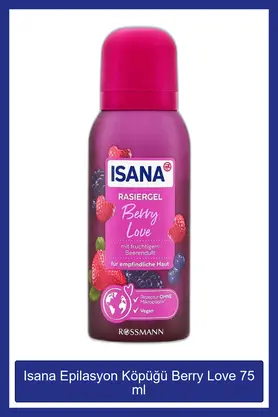 ISANA Epilasyon Köpüğü Berry Love 75 ml