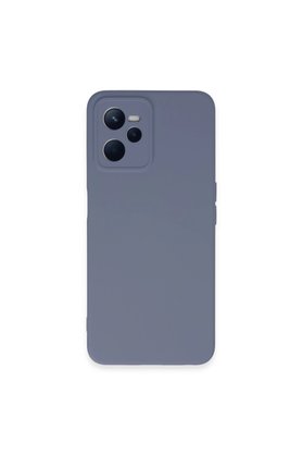 Evimdeyokyok Realme C35 Kılıf Nano İçi Kadife Silikon - Gri