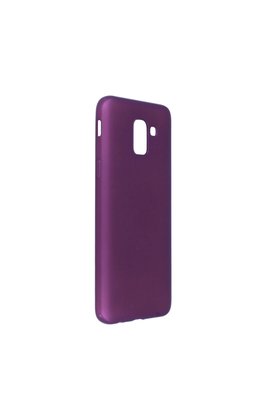 Evimdeyokyok Samsung Galaxy J6 Kılıf First Silikon - Mürdüm