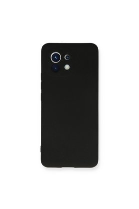 Evimdeyokyok Xiaomi Mi 11 Kılıf Nano İçi Kadife Silikon - Siyah