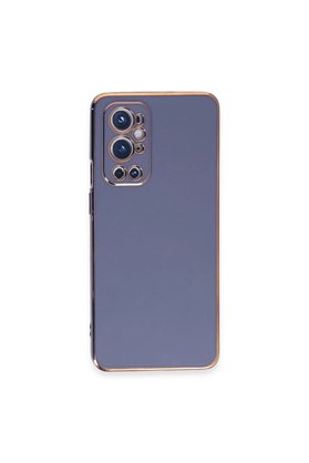 Evimdeyokyok One Plus 9 Pro Kılıf Volet Silikon - Mavi
