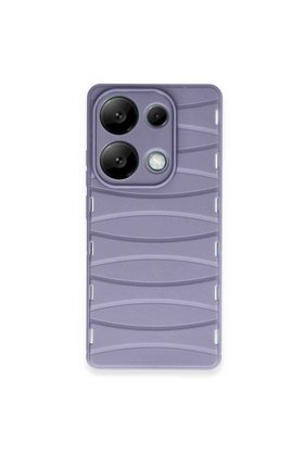 Evimdeyokyok Xiaomi Redmi Note 13 Pro 4G Kılıf Bibercas Silikon Kapak - Lila
