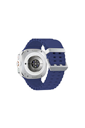 Evi̇mdeyokyok Watch 7 Ultra Kr417 Rug Si̇li̇kon Kordon - Laci̇vert