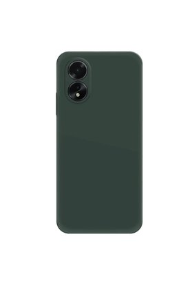 Evimdeyokyok Oppo A38 Kılıf First Silikon - Koyu Yeşil