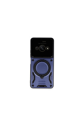Evimdeyokyok Xiaomi Poco C61 Kılıf Joy Lens Standlı Kapak - Lacivert