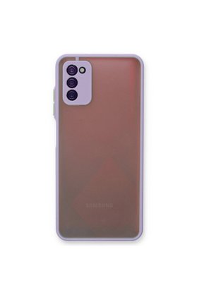 Evimdeyokyok Samsung Galaxy A03S Kılıf Montreal Silikon Kapak - Mor