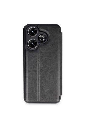 Evimdeyokyok Xiaomi Redmi 13 4G Kılıf Flip Cover - Siyah