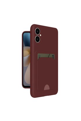 Evimdeyokyok Samsung Galaxy A05 Kelvin Kartvizitli Silikon - Bordo