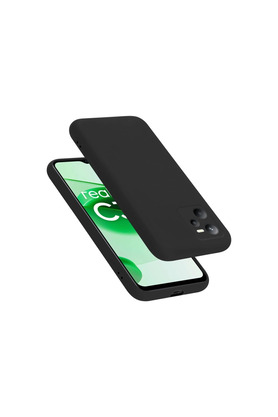 Evimdeyokyok Realme C35 Kılıf First Silikon - Siyah