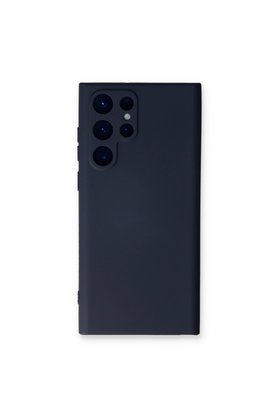 Evimdeyokyok Samsung Galaxy S24 Ultra Kılıf Nano İçi Kadife Silikon - Lacivert