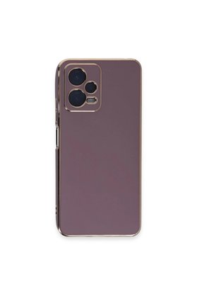 Evimdeyokyok Xiaomi Poco X5 5G Kılıf Volet Silikon - Mor