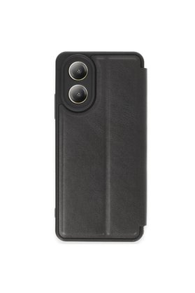 Evimdeyokyok Oppo A38 Kılıf Flip Cover - Siyah