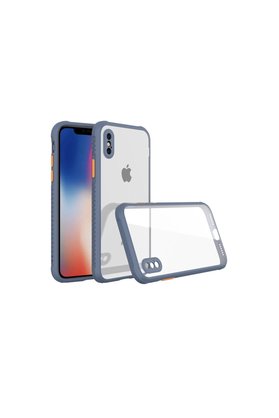 Evimdeyokyok Apple İphone Xs Max Kılıf Miami Şeffaf Silikon - Gri