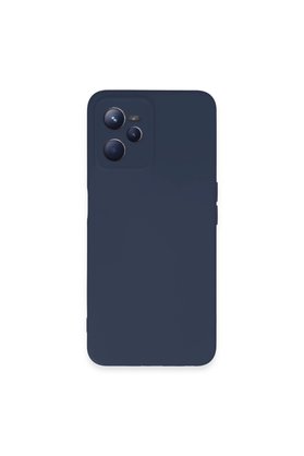 Evimdeyokyok Realme C35 Kılıf Nano İçi Kadife Silikon - Lacivert