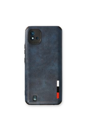 Evimdeyokyok Realme C11 2021 Kılıf Loop Deri Silikon - Lacivert